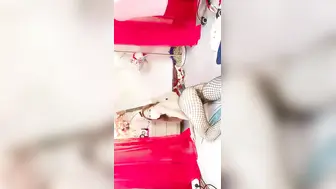古风装扮舞女！才艺十足小姐姐！先给大家跳支舞，苗条身材细长美腿，激情裸舞，渔网袜高跟鞋很会玩