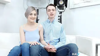 【欧美】极品八字大奶网红美少女伊娃，成人工作室现场实录啪啪啪，全程满满撸点，4K画质原版-青春可爱