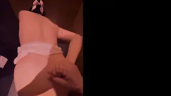 【玩偶姐姐】同居的他酒吧卫生间无套操穴颜射后口穴舔干净