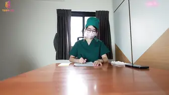 【淫荡护士】医院捐精下 巨乳医生蜜穴取精 让患者直接内射