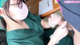 【淫荡护士】医院捐精下 巨乳医生蜜穴取精 让患者直接内射