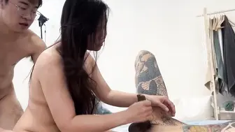 老婆给债主操了