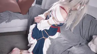 【丝米约拍】《约绑日记》第二集，女声CD+洛丽塔+被疯狂的挠痒驷马玩弄