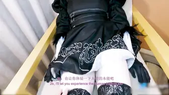 “极品COSPLAY水果猫”COS尼尔2B被狂操内射