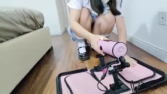 我的妹妹苏奈美之铁杆粉送的炮机奈美亲测喷水3次全程高潮