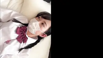 暴操可爱双马尾萝莉 清纯妹子却超级反差