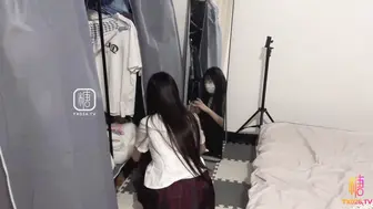 【户外野战】金主爸爸户外任务挑战 偶遇前男友被威胁野战插穴内射 #小米粥  #JK #后入 #骑乘
