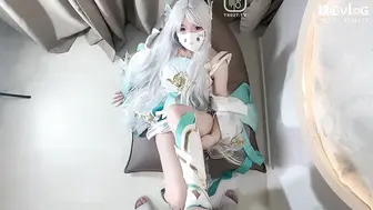 【王者荣耀】蜜穴引诱 西施妹妹口足穴侍奉哥哥肉棒 骚穴塞满抽插 #草莓甜筒 #cos #口交  #足交 #后入 #骑乘