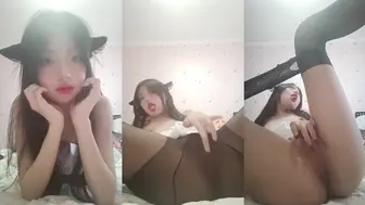 真实清纯且会吐舌头 网传为快手的一个网红  熙熙酱 3