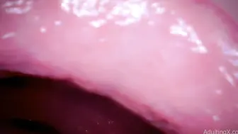 欧美内窥镜 观察逼洞里面的构造还有它的活动状态