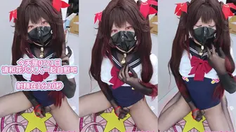 花火cos+死库水连体丝自慰 #山柰柰柰 #TS  #伪娘  #男娘