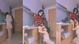 露脸极品萝莉和她的TS男友 1