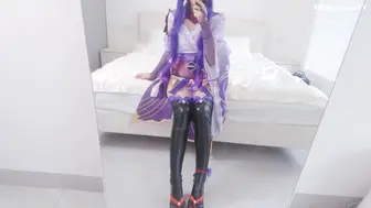 米胡桃cos雷神 #原神