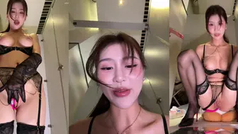 Stripchat女神nidekikibabe楼梯口张开腿，被干到高潮狂喷